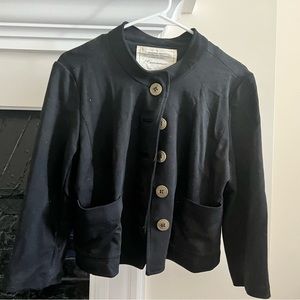 Black cropped jacket
